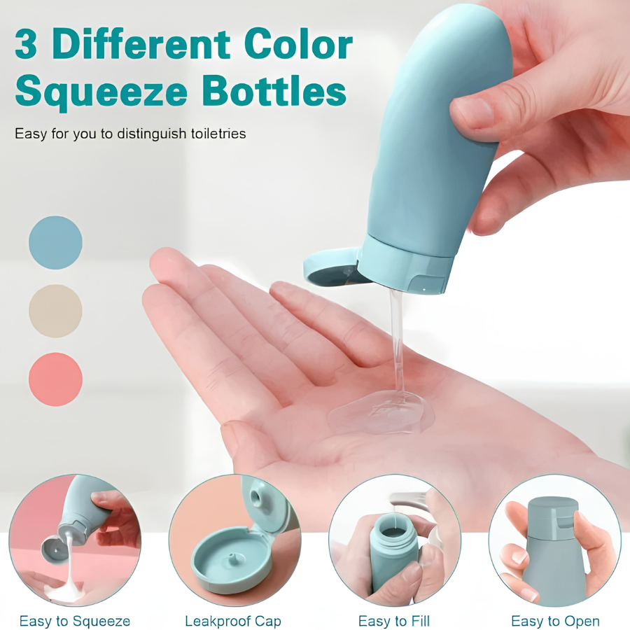 11 PCS Travel Bottle Set