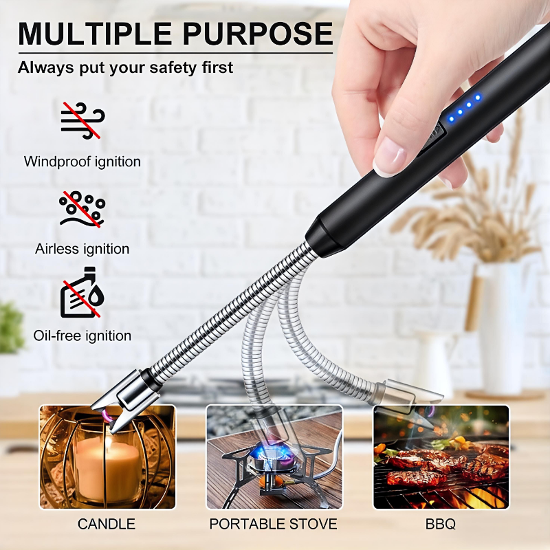 Long Flexible USB Rechargeable Electric Lighter