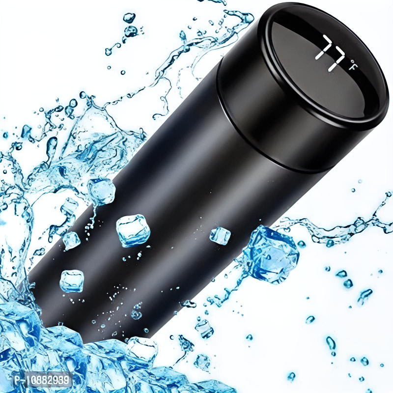 Water Bottle with LED Temperature Display