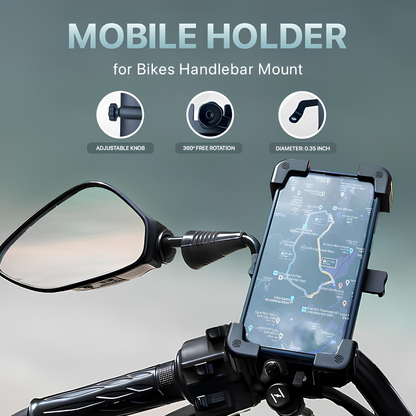 Motorcycle Bicycle Waterproof Mobile Stand