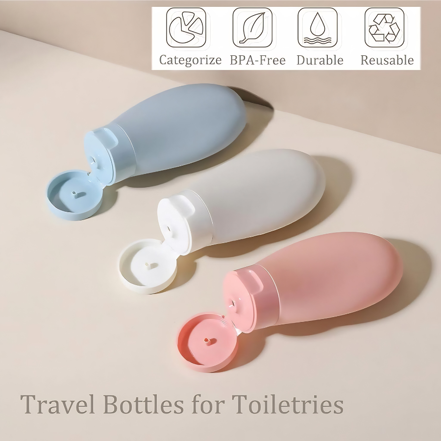 3 Pcs Travel Bottle Set 60 Ml