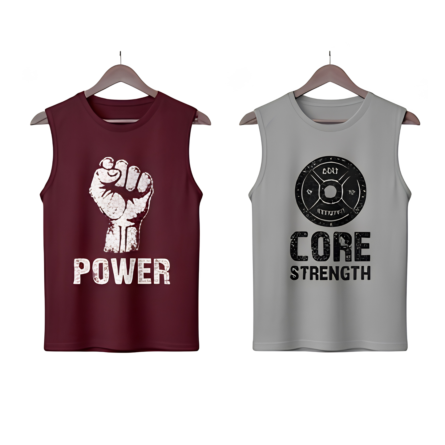 Men's Sleeveless T-Shirt Set of 2