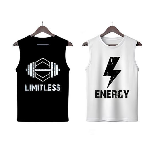 Men's Sleeveless T-Shirt Set of 2