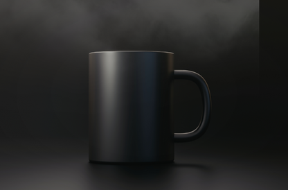 Black Coffee Mug