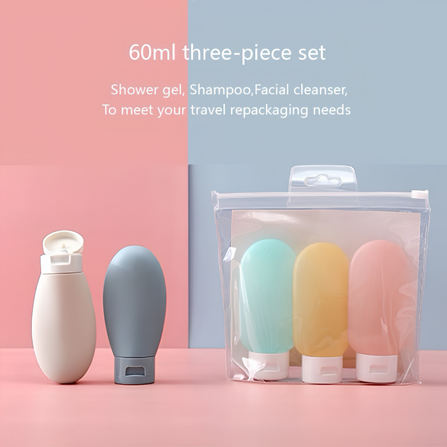 3 Pcs Travel Bottle Set 60 Ml