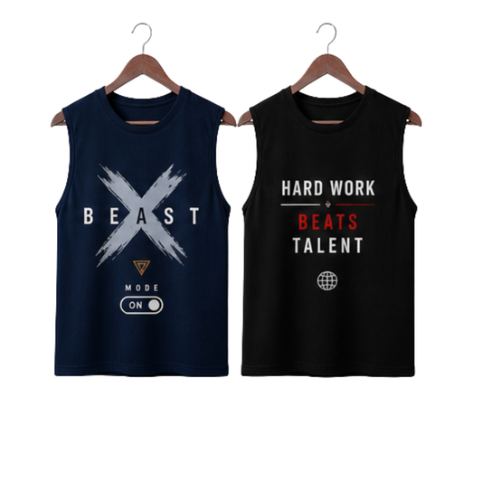 Men's Sleeveless T-Shirt Set of 2
