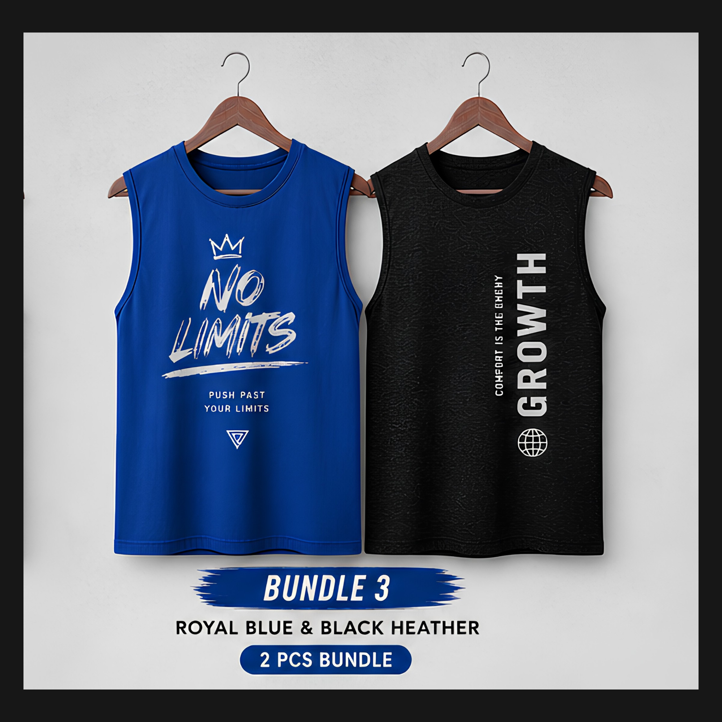 Men's Sleeveless T-Shirt Set of 2