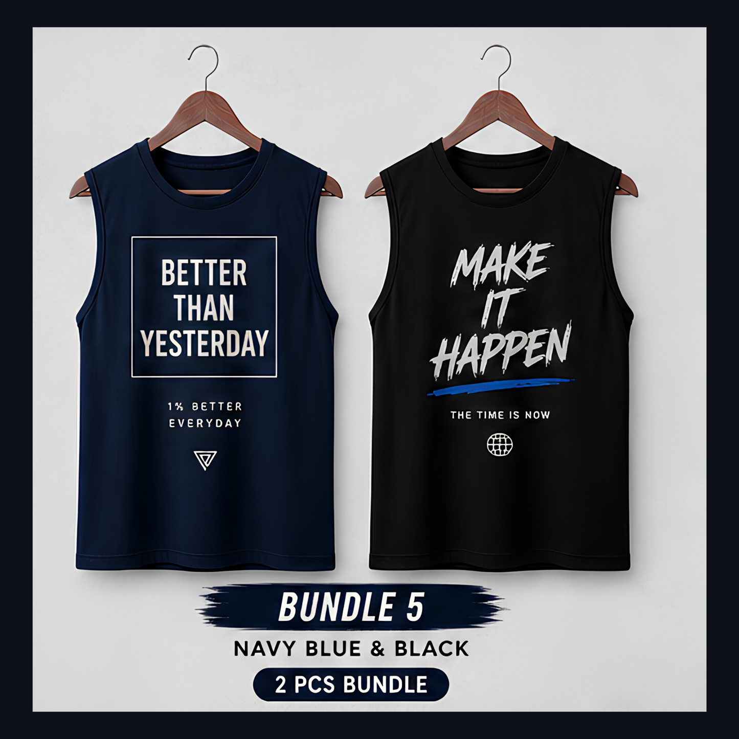 Men's Sleeveless T-Shirt Set of 2
