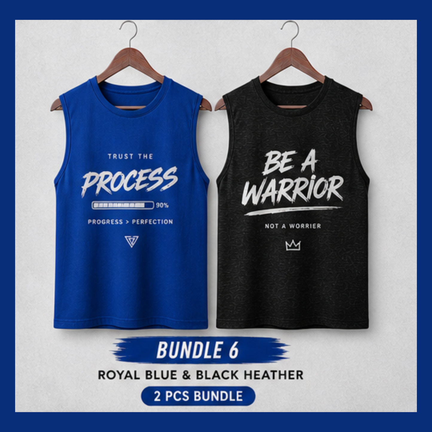 Men's Sleeveless T-Shirt Set of 2