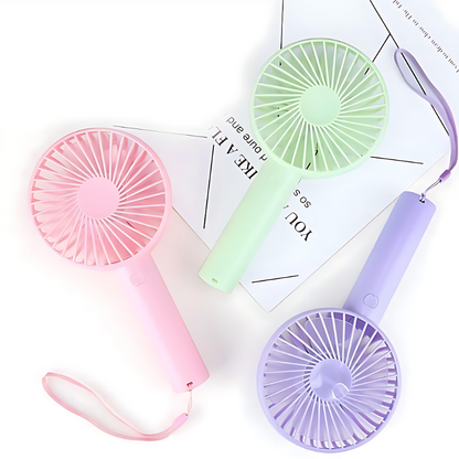 Portable Classic Hand Fan 3-Speed Table Fan