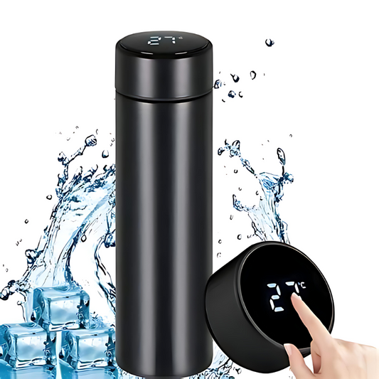 Water Bottle with LED Temperature Display